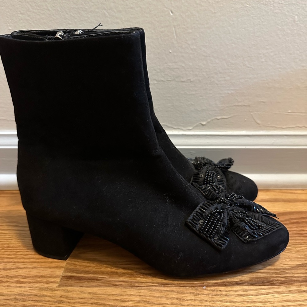 Zara Black Booties